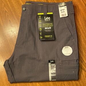 Lee extreme comfort men’s pants. Size 38x30. Color is engineer (dark gray)